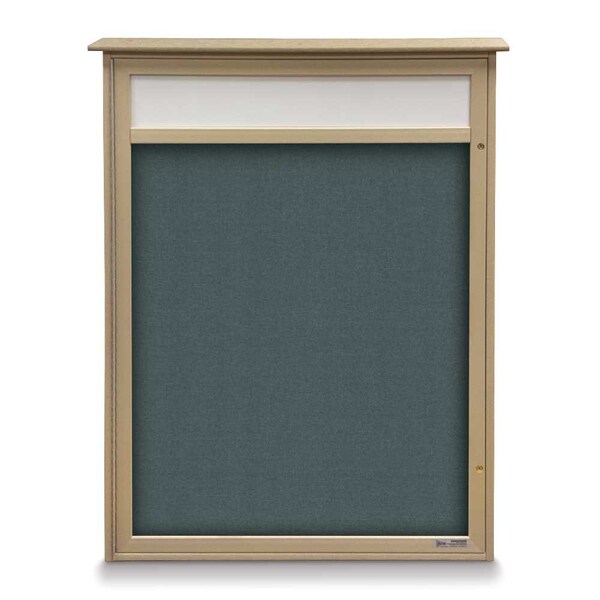 Single Door Enclosed Indoor Letterboard